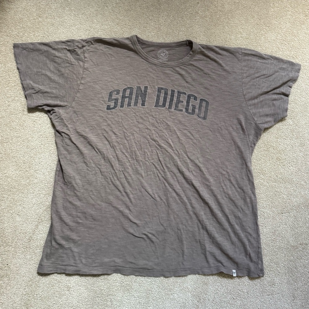 Vintage 47 Men's Brown San Diego Tee